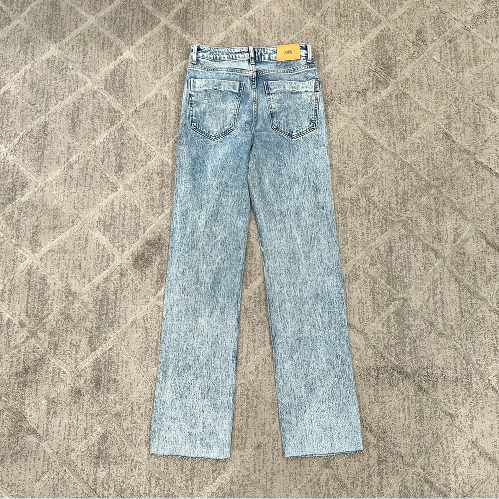 NWT Zara High Rise Straight Leg Jeans 6164/219/406 - Picture 9 of 10
